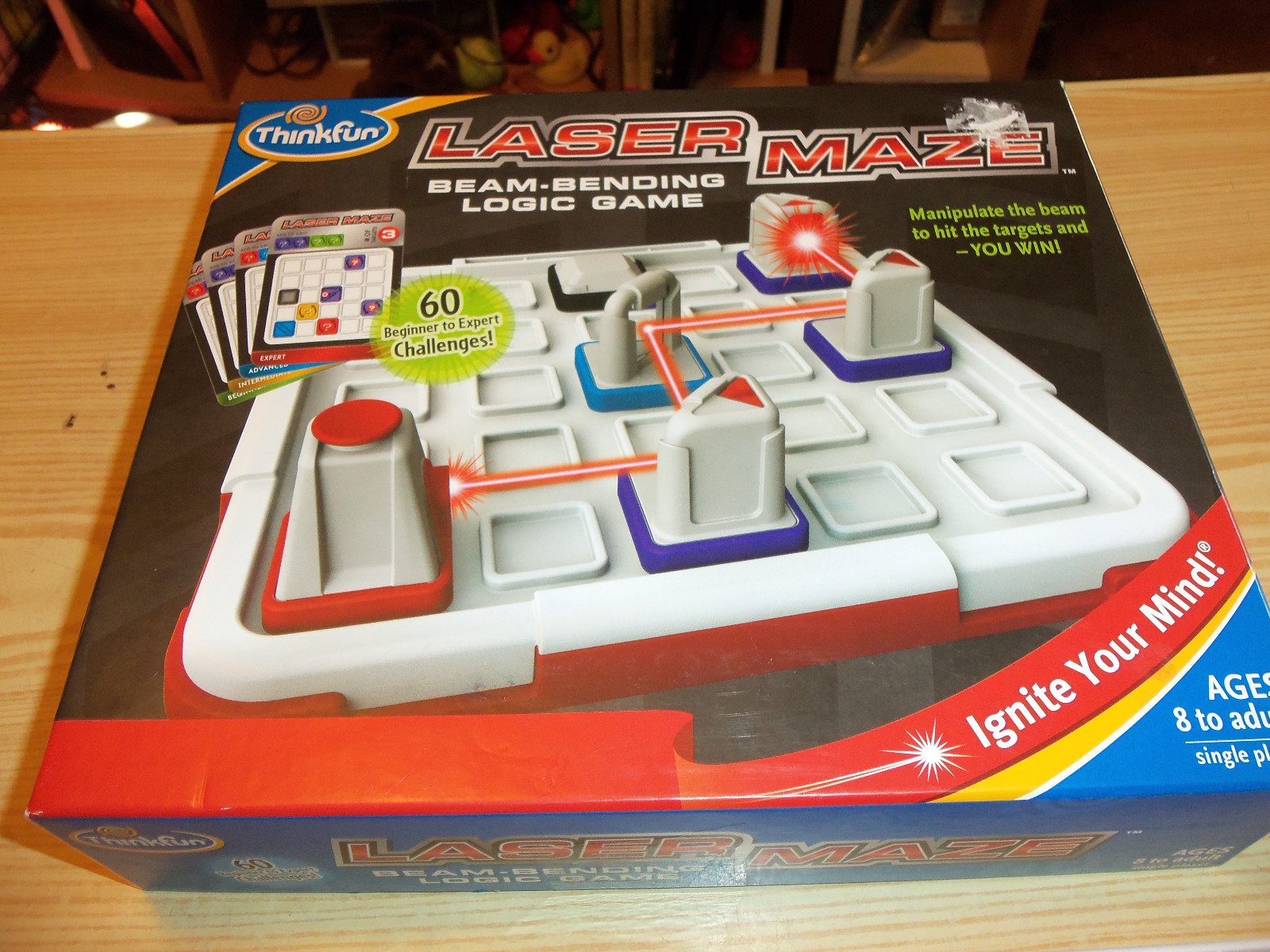 Laser Maze Beam Bending Logic Game – Ignite Your Mind! – Ages 8 To Adult
