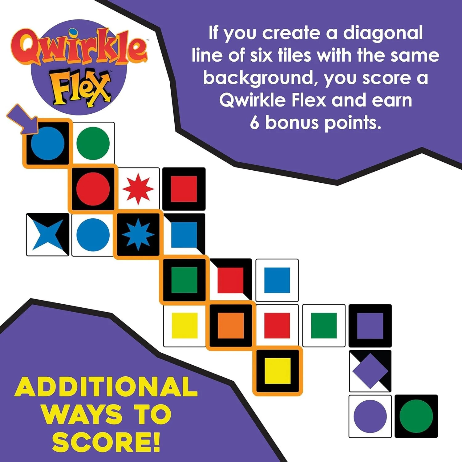 Qwirkle Flex [Board Game, 2-4 Players]