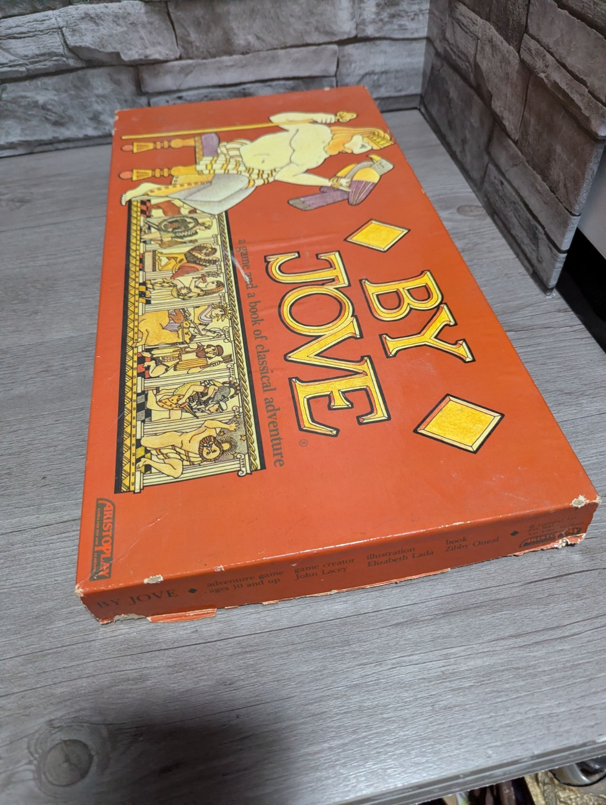 Aristoplay By Jove Board Game Classical Greek Roman Mythology 99% Complete Vtg