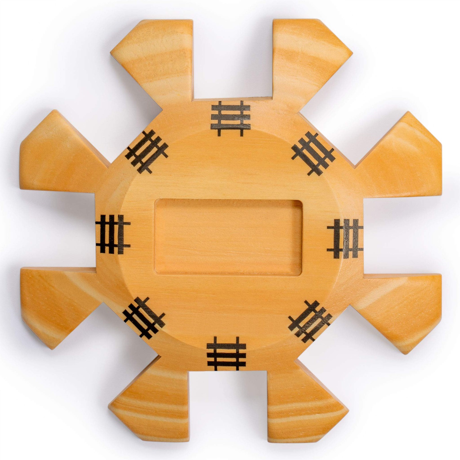 Yellow Mountain Imports Mexican Train Dominoes Accessory Set (5.8-Inch Wooden Hu