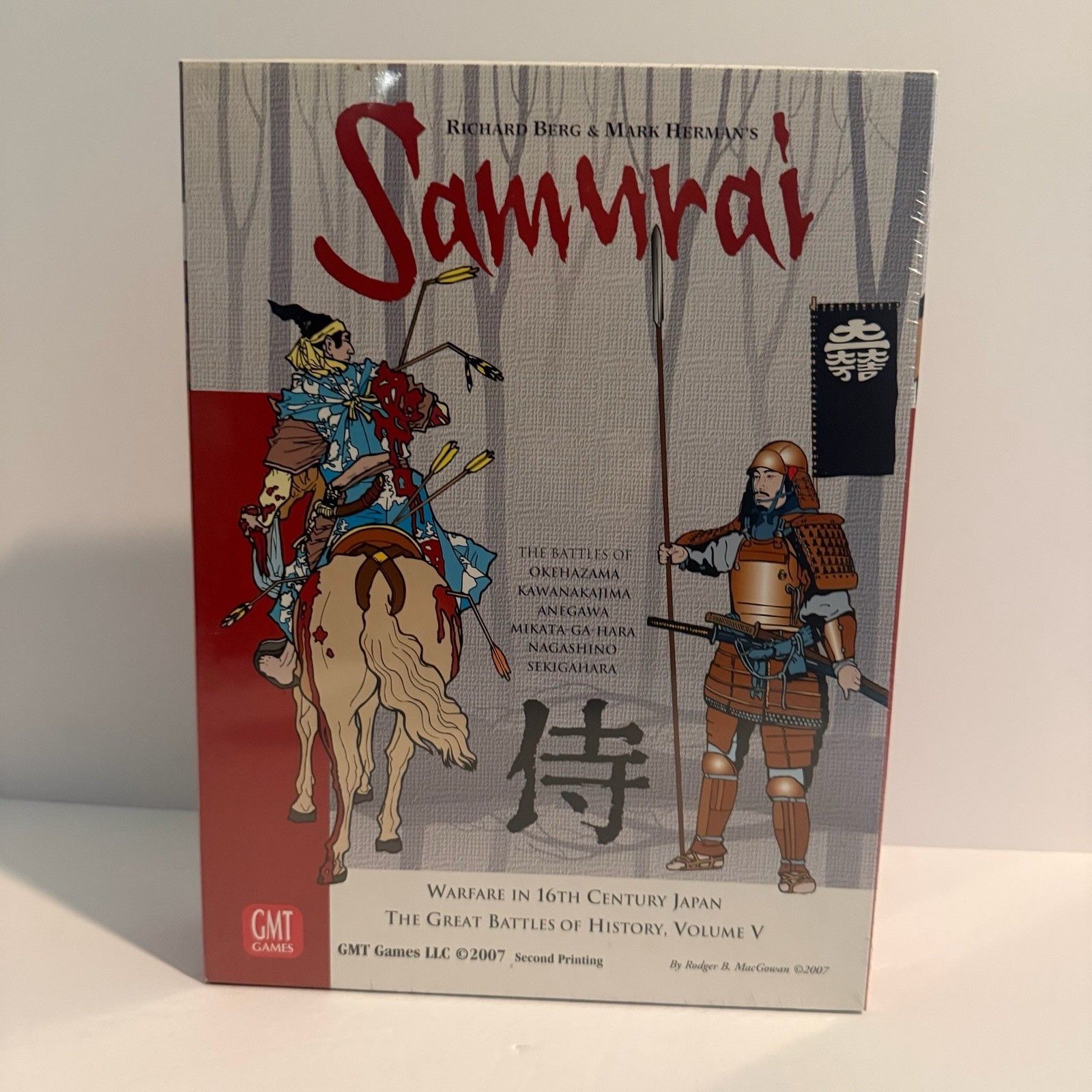Samurai Board Game 2nd Print Warfare in the 16th Century GMT Games 2007 – New