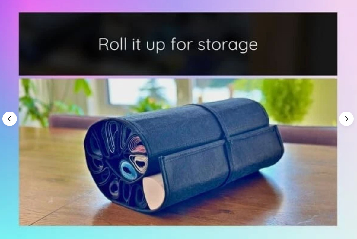 Nerd Gear Playmat Sanctuary – MTG Playmat Storage – Holds 12 TCG Mats – Black
