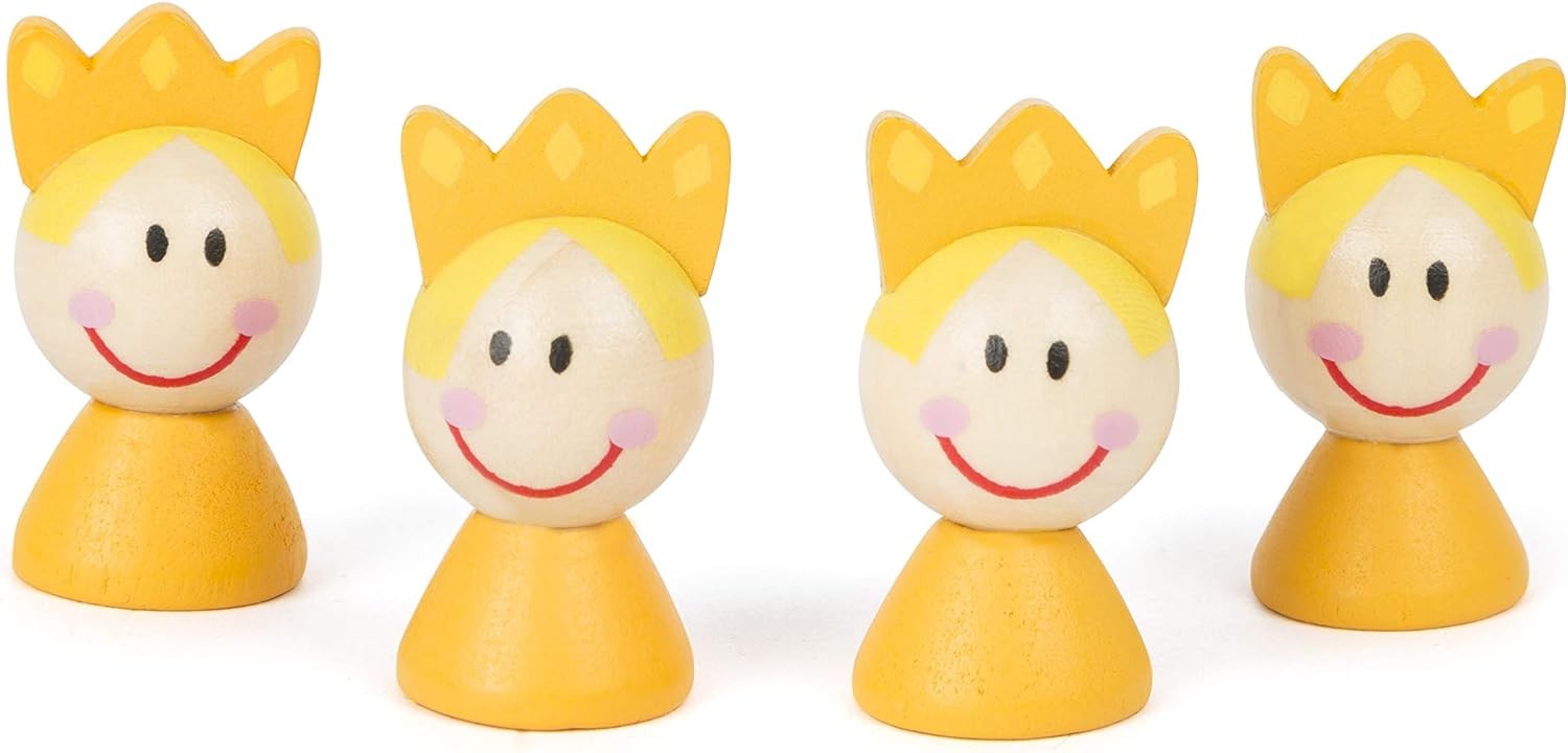 Small Foot 11105 Ludo Princesses, made of FSC 100% certified wood, with practica