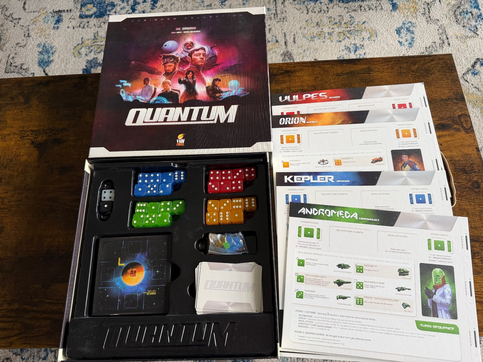 Quantum Fun Forge Eric Zimmerman 2013 Edition Board Game Designer Collection