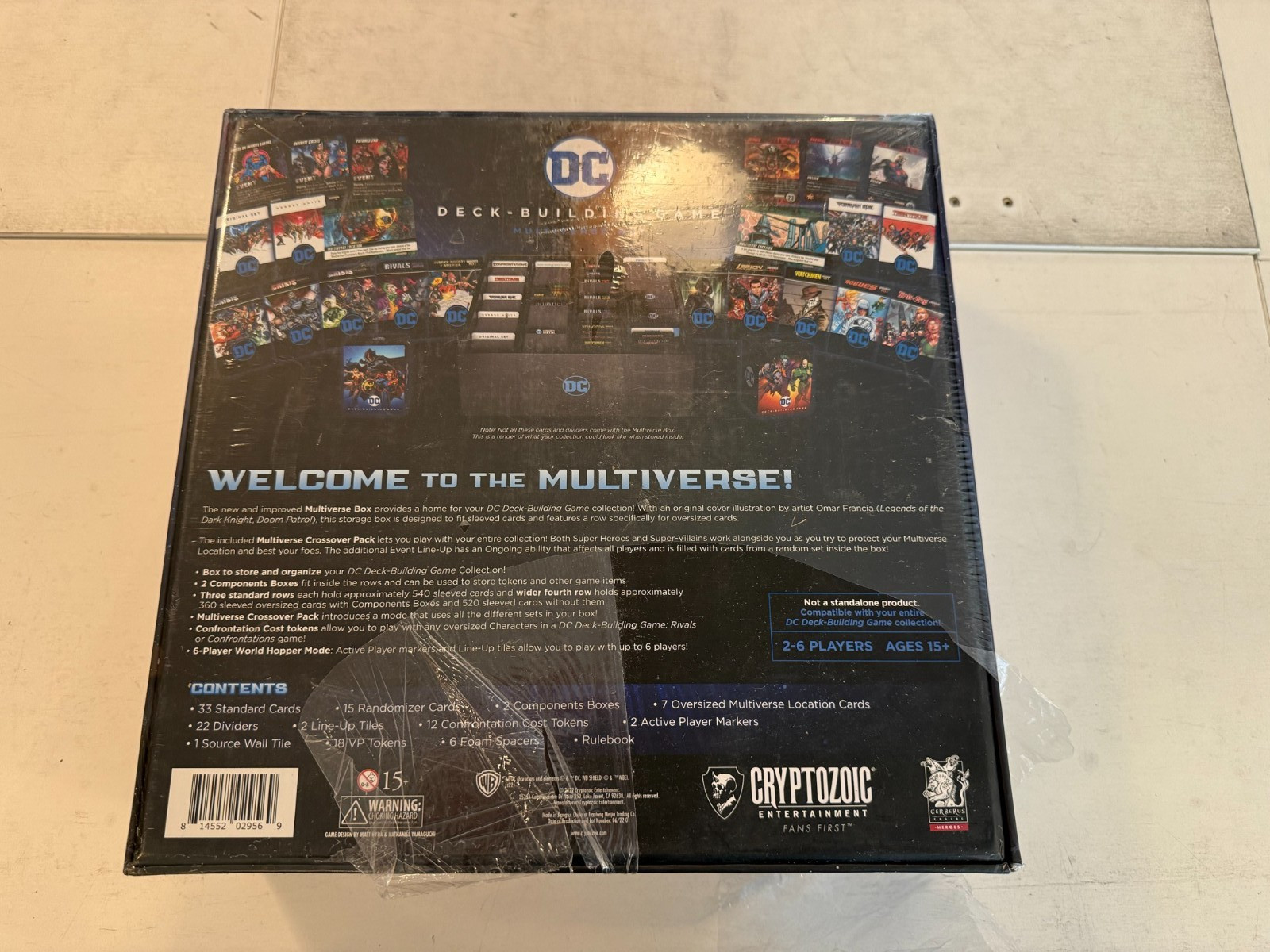 *DAMAGED BOX* DC Deck-Building Game: Multiverse Box – Super Heroes Edition