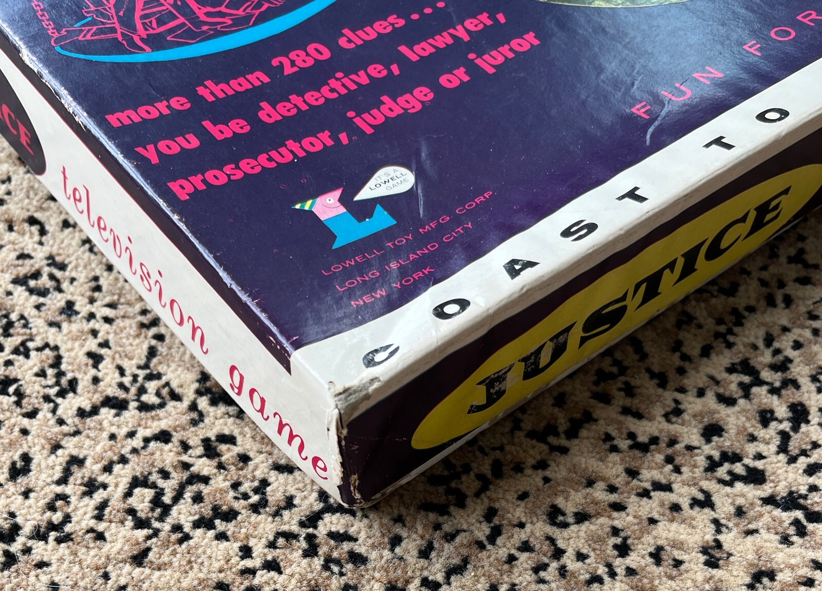 Exceedingly Rare – Justice TV Game – 1955 – Lowell