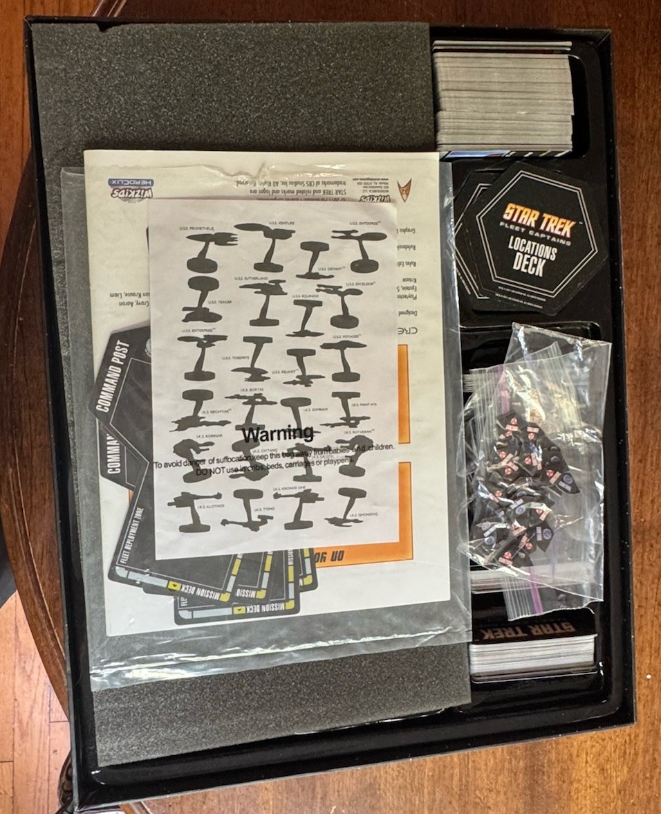 Star Trek Fleet Captains Board Game NECA WizKids HeroClix 2011 Complete 2011- NM