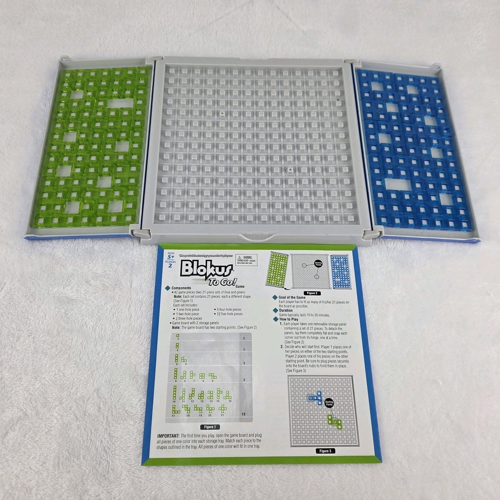 Blokus To Go Portable Travel Strategy Game 2009 Complete No Box