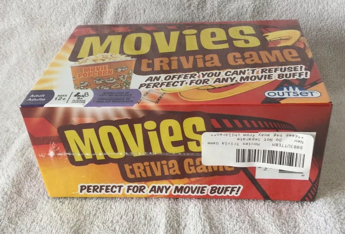 BRAND NEW Movies Trivia Game Outset 2018 SEALED – Family Game Night