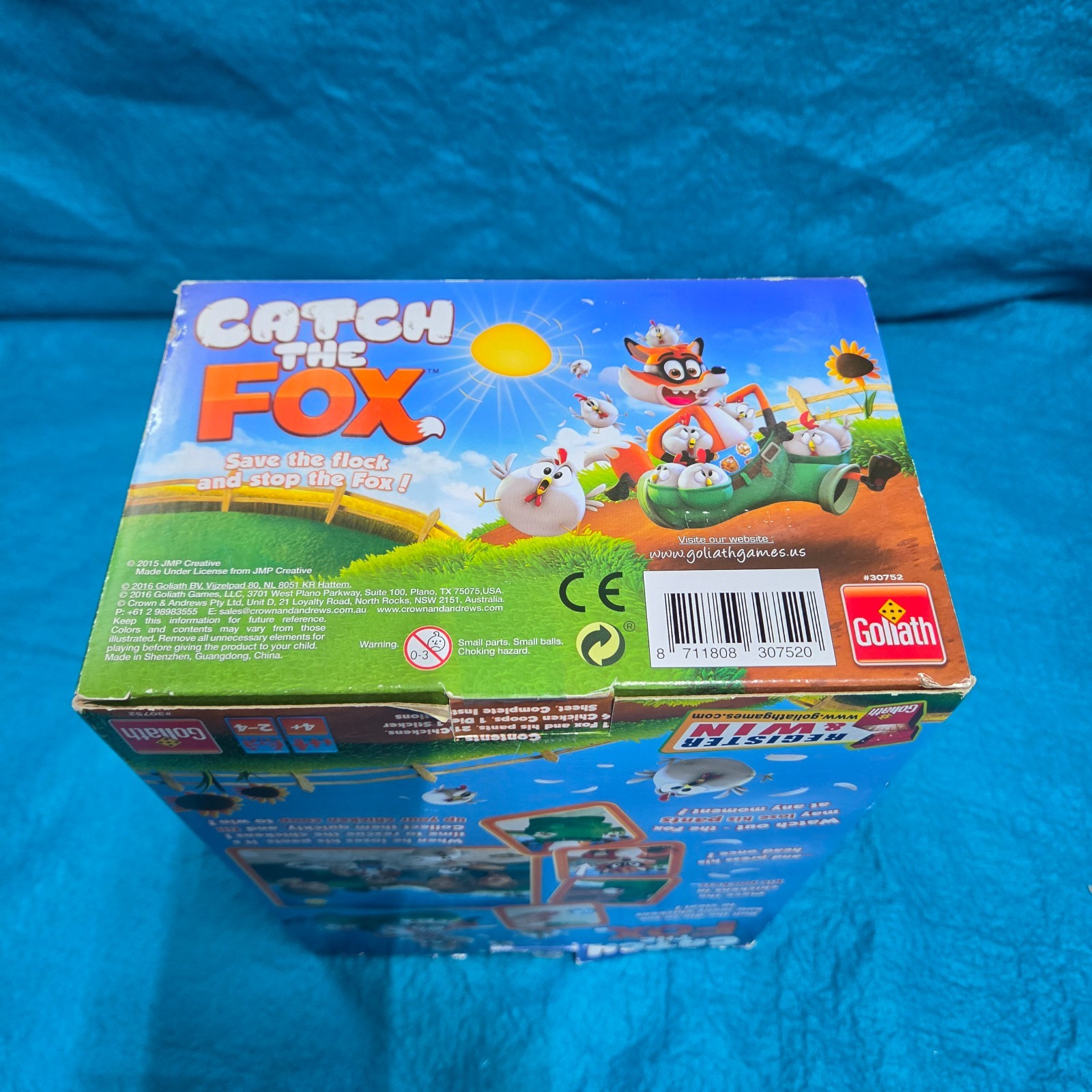 Catch The Fox Board Game Goliath 2016 w/ Original New, Open Box Family Kids Game