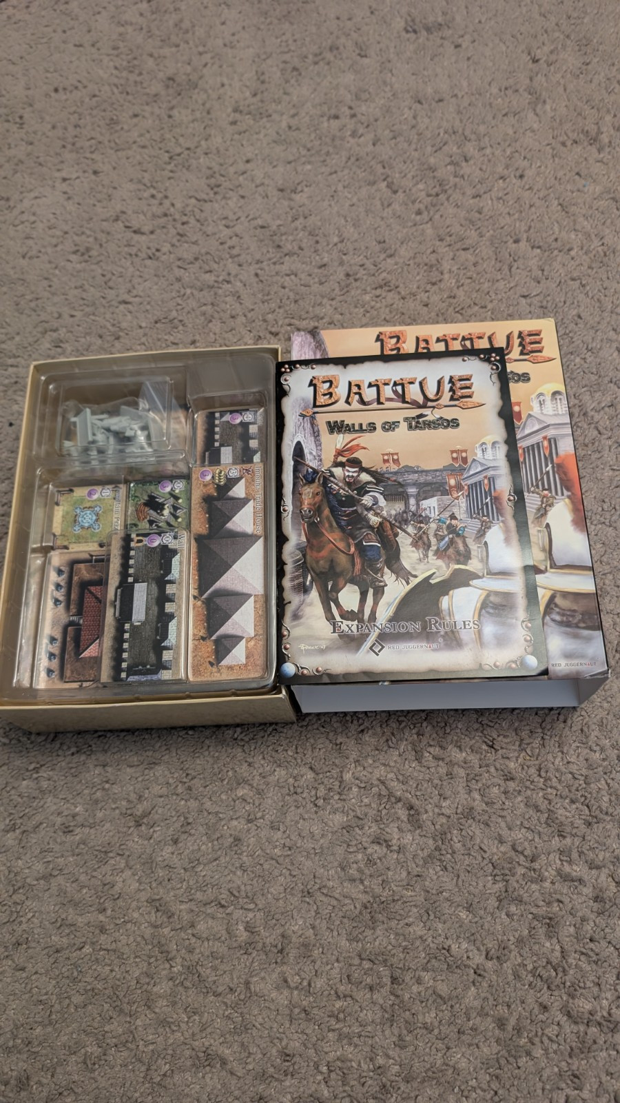 Battue: Storm of the Horse Lords & Walls of Tarsos Exp. Board Game – Complete!