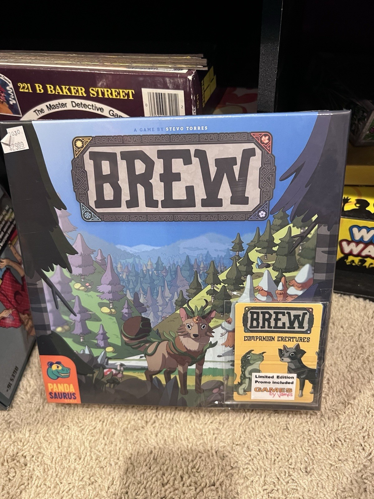 Pandasaurus Games Brew Board Game Limited Edition Promo Included 2 Players