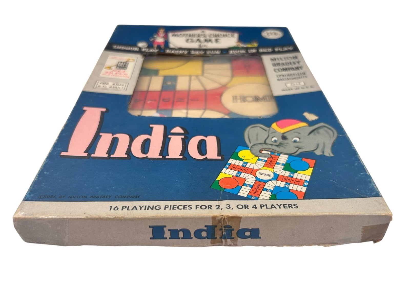 1956 Vintage Milton Bradley INDIA Game A Mother’s Choice #4633 Complete