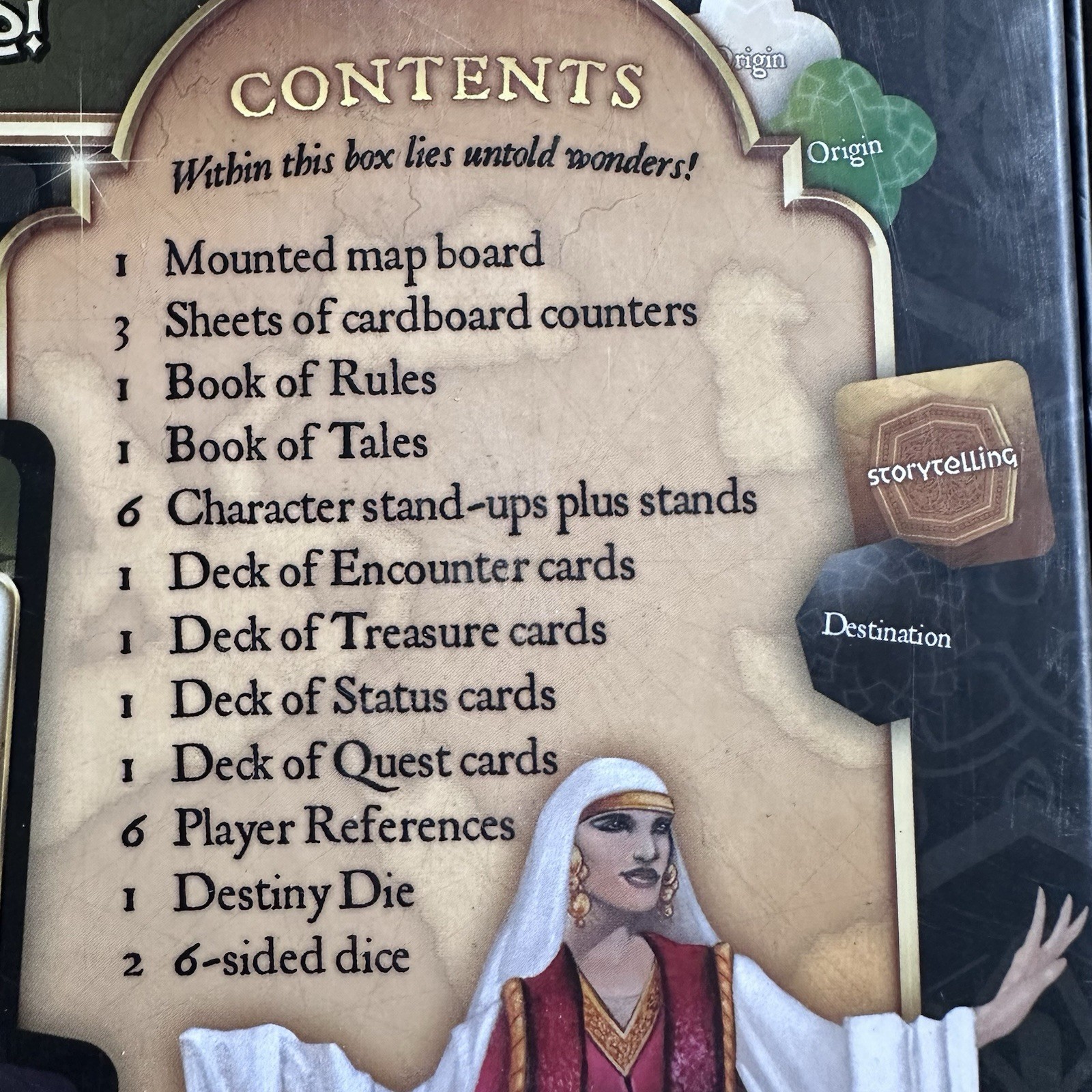 Tales of the Arabian Nights Z-Man ZM7031 Storytelling Board Game COMPLETE READ