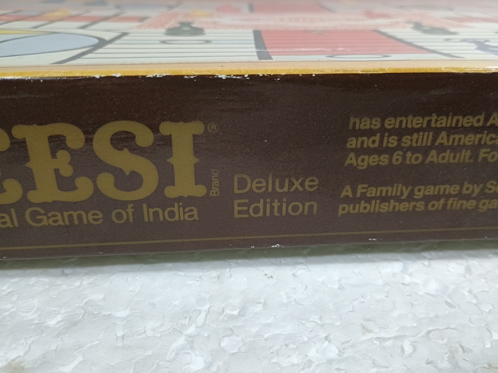 1982 Parcheesi Game Deluxe Edition Selchow & Righter COMPLETE Deluxe Edition