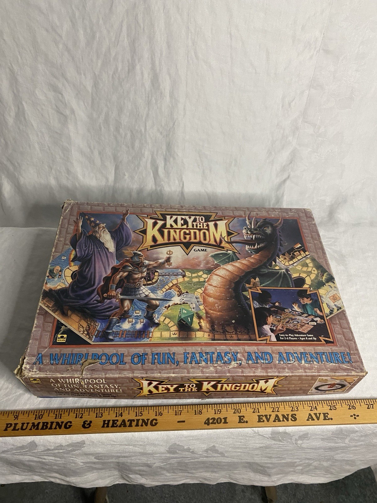Vintage Key to the Kingdom Board Game Golden (1992) Fantasy Adventure