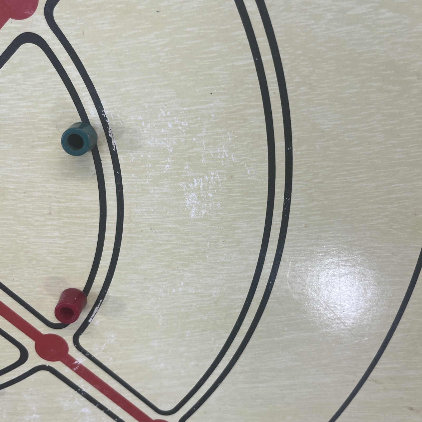 Carrom Double Sided Game Board With Attached Hanger. Game Room/man Cave.