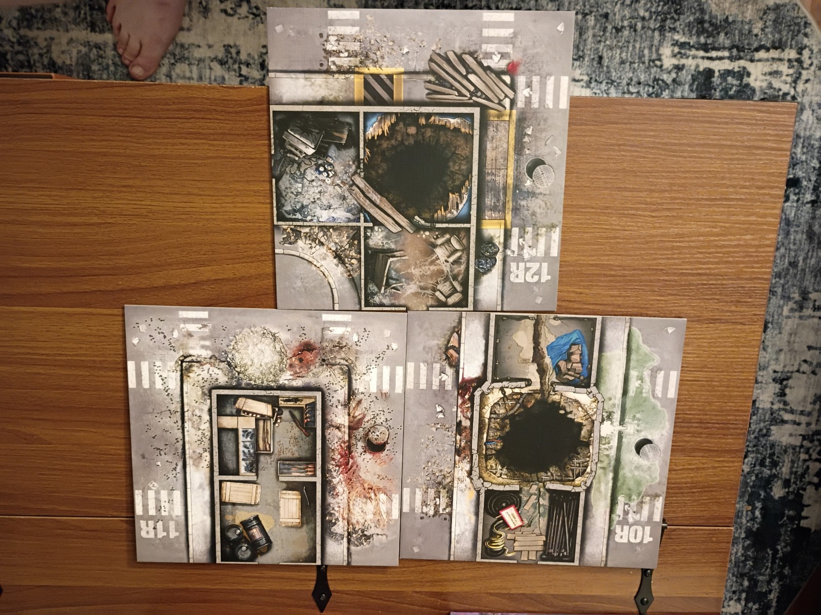 25+ Zombicide Tiles: Core, Prison Outbreak, Toxic City Mall, Angry Neighbors
