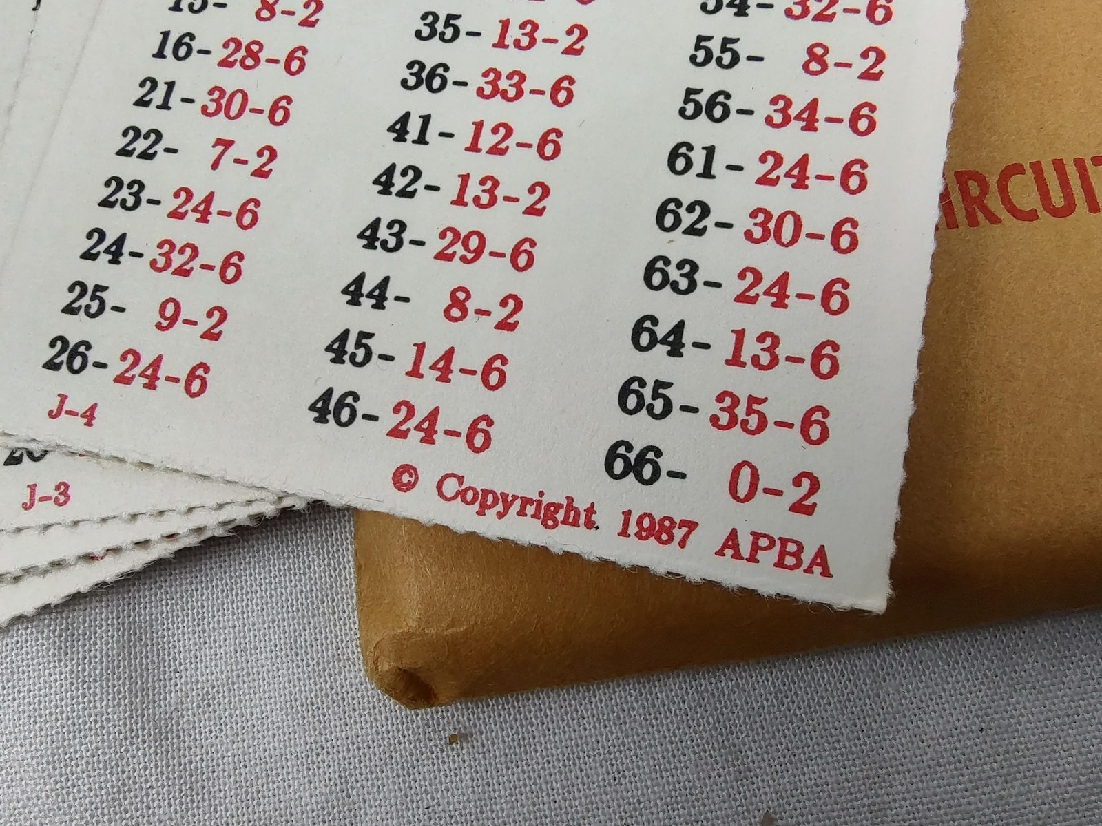 Vintage APBA Baseball 1986 Season Team Card Set 26 Teams XB Junior Senior USA