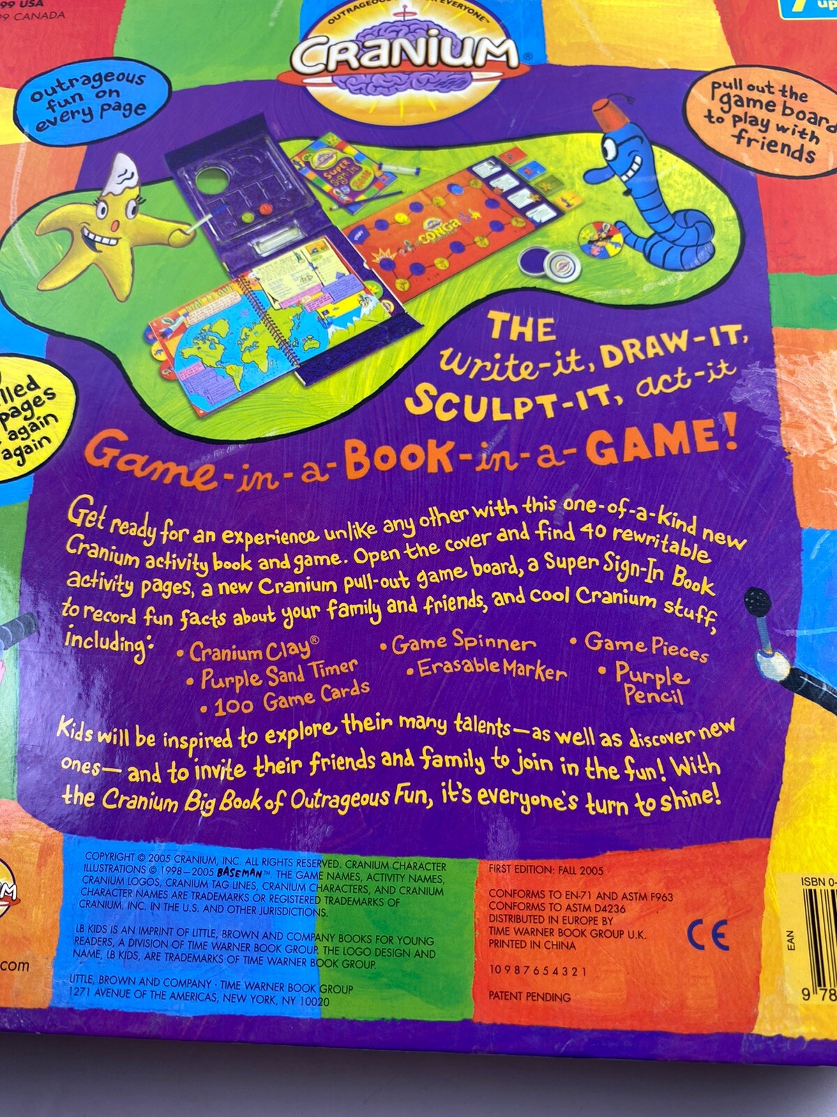 The Cranium Big Book of Outrageous Fun Write It Draw It Sculpt It Game Book