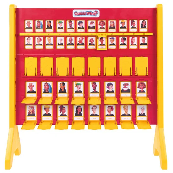 Giant Guess Who? 3.6 ft Double‑Sided Board 48 Oversized Cards Indoor Outdoor NEW