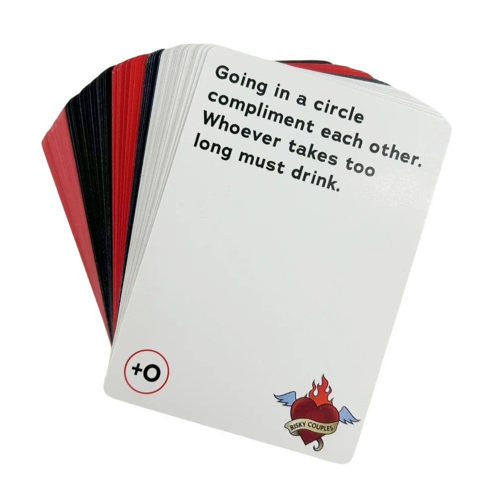 Risky Couples Card Game Date Night 150 Dares Questions Romantic Fun Game