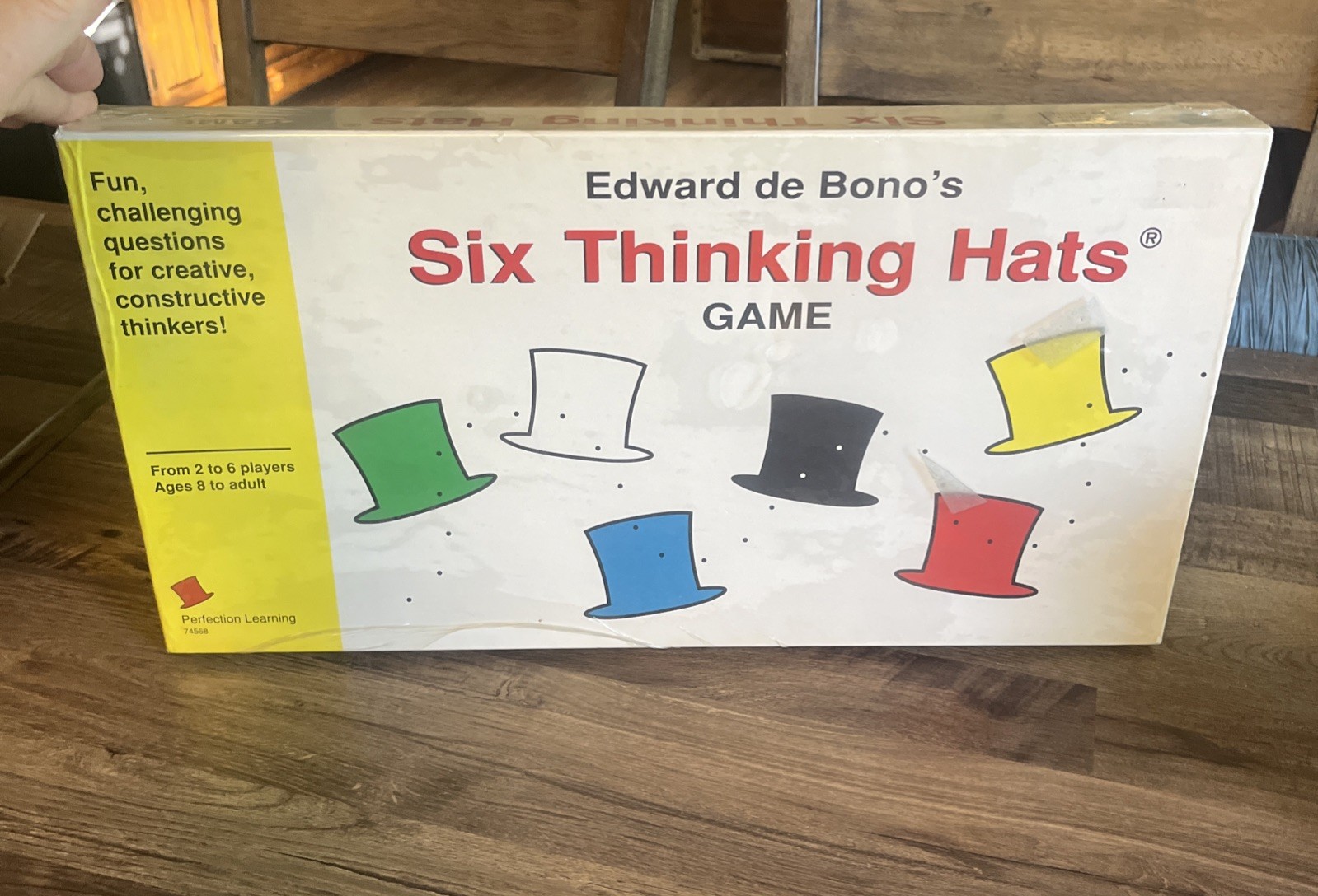 Vintage Six Thinking Hats Game New Factory Sealed in Box 2 to 6 Players Rare