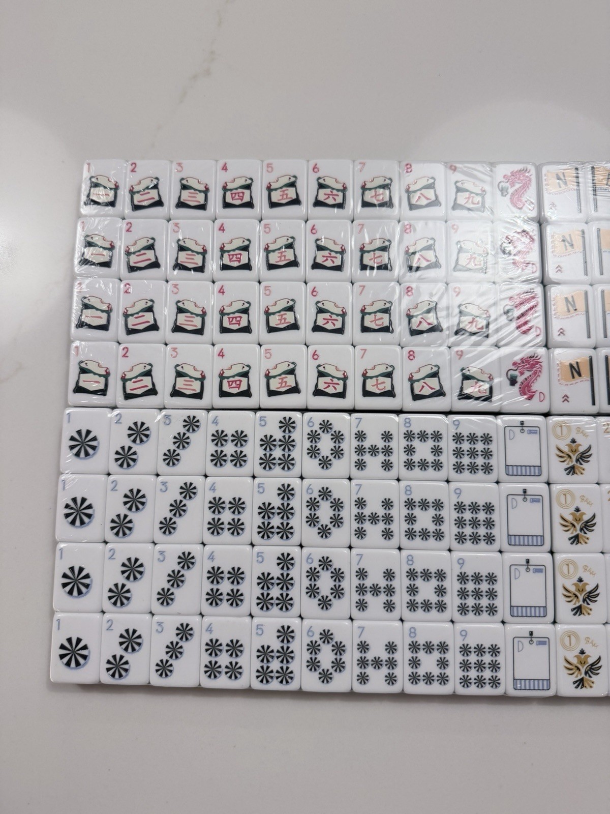Country Club Golf Style mah Jong Tiles Set