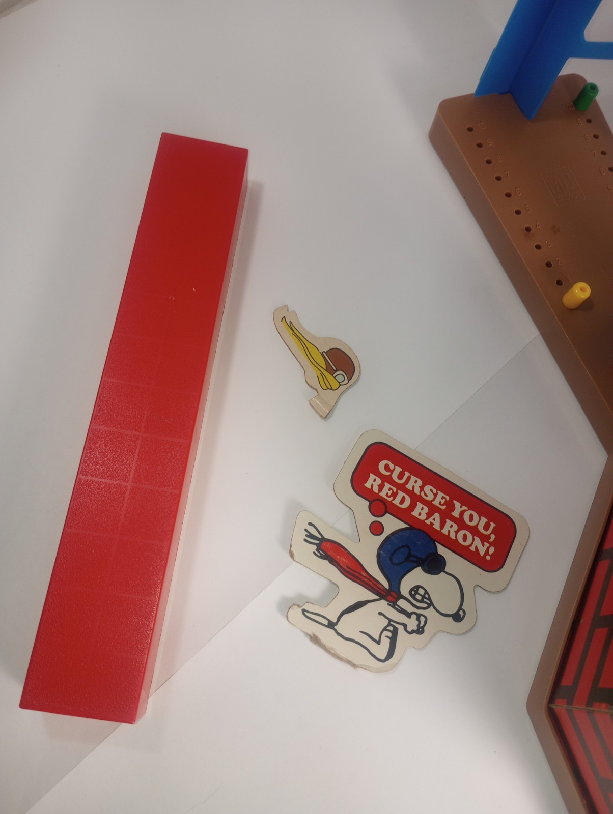 Vintage 1970 Snoopy And The Red Baron Skill and Action Game Milton Bradley