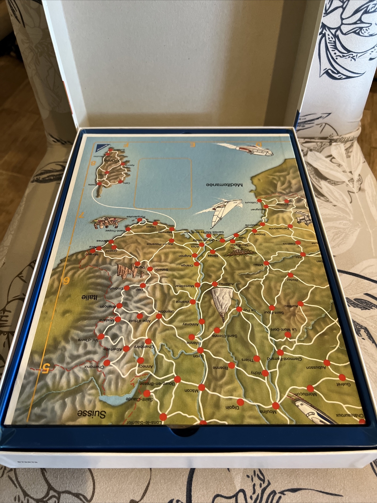 Voyage en France board game USED complete Ravensburger