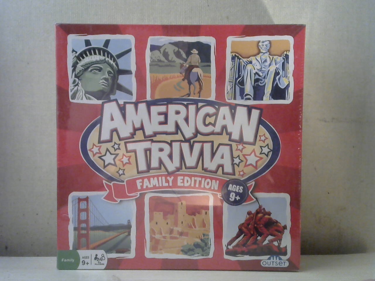 American Trivia Family Edition by Outset Media NEW