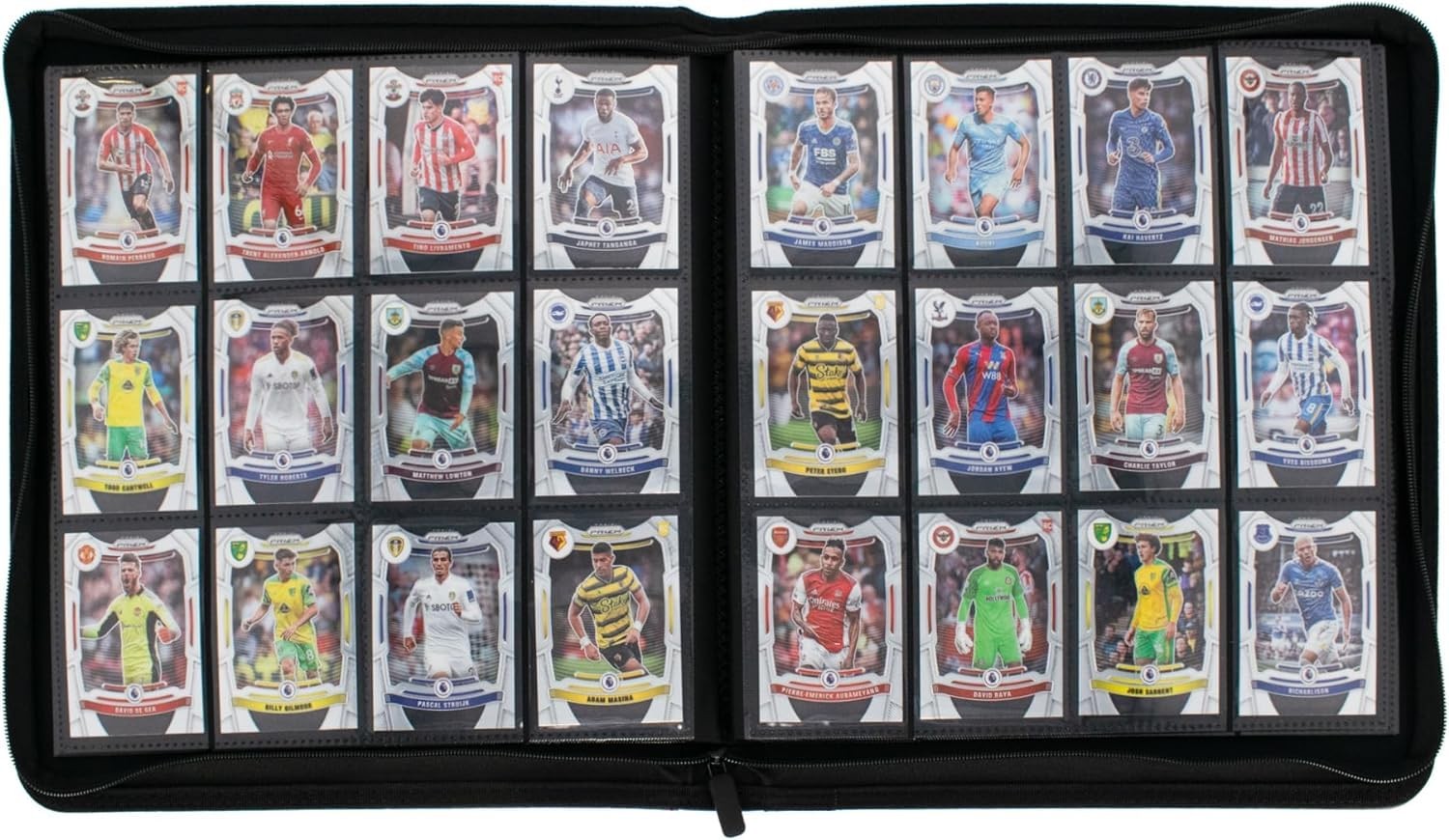 BCW 12-Pocket Zipper-Folio LX Trading Card Binder (Black) | Large, Black