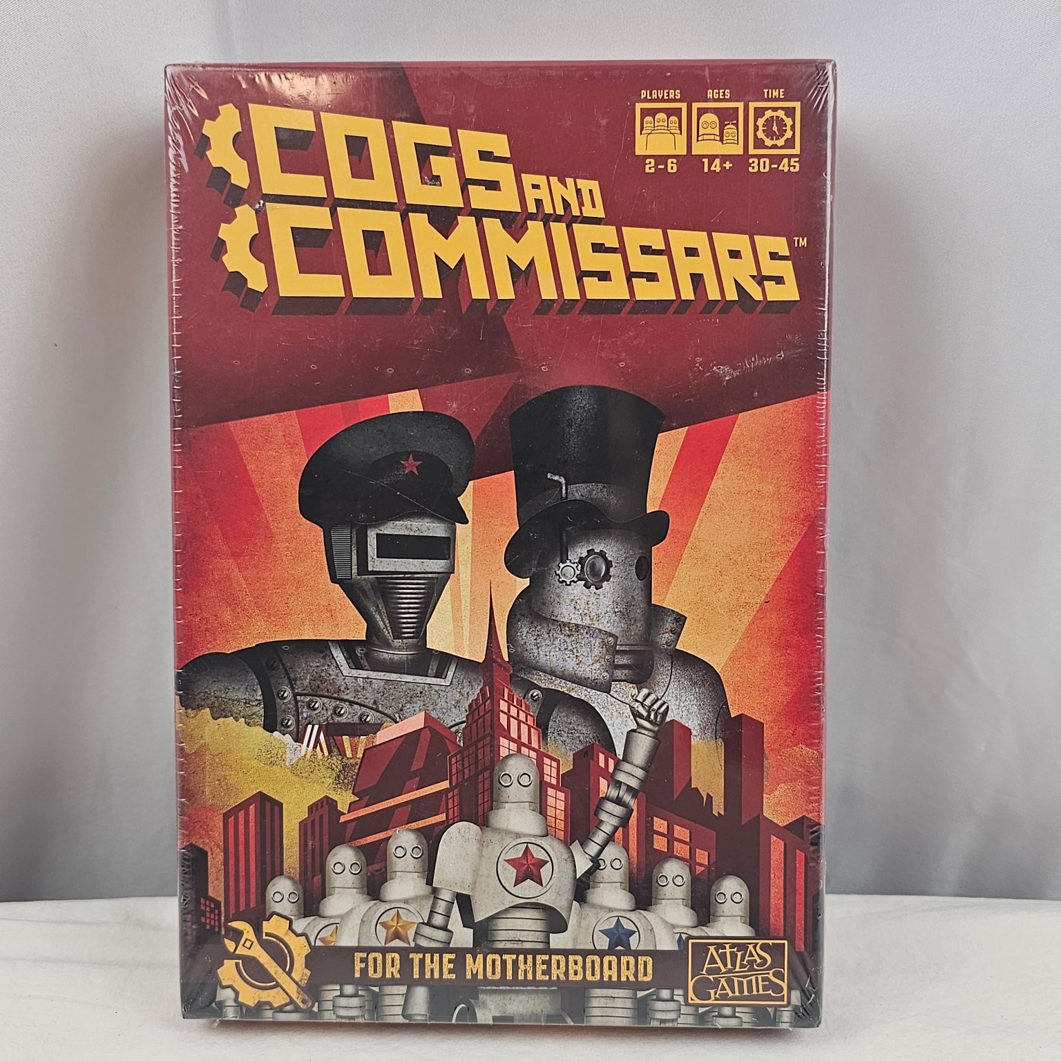 Cogs and Commissars Atlas Games Board Game 2-6 Players Ages 14+ 2018