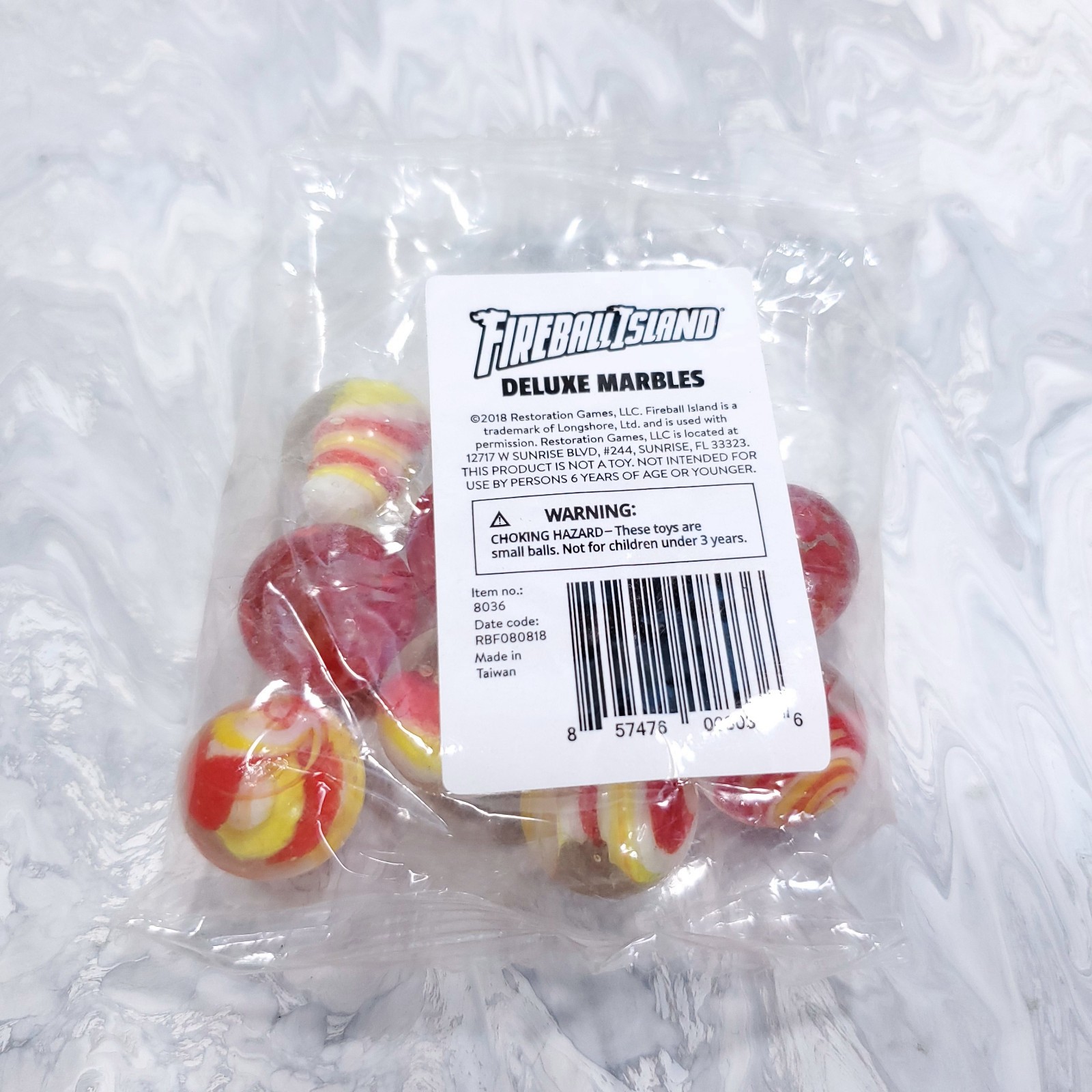Fireball Island Deluxe Marbles New Unopened Restoration Games board game Extras
