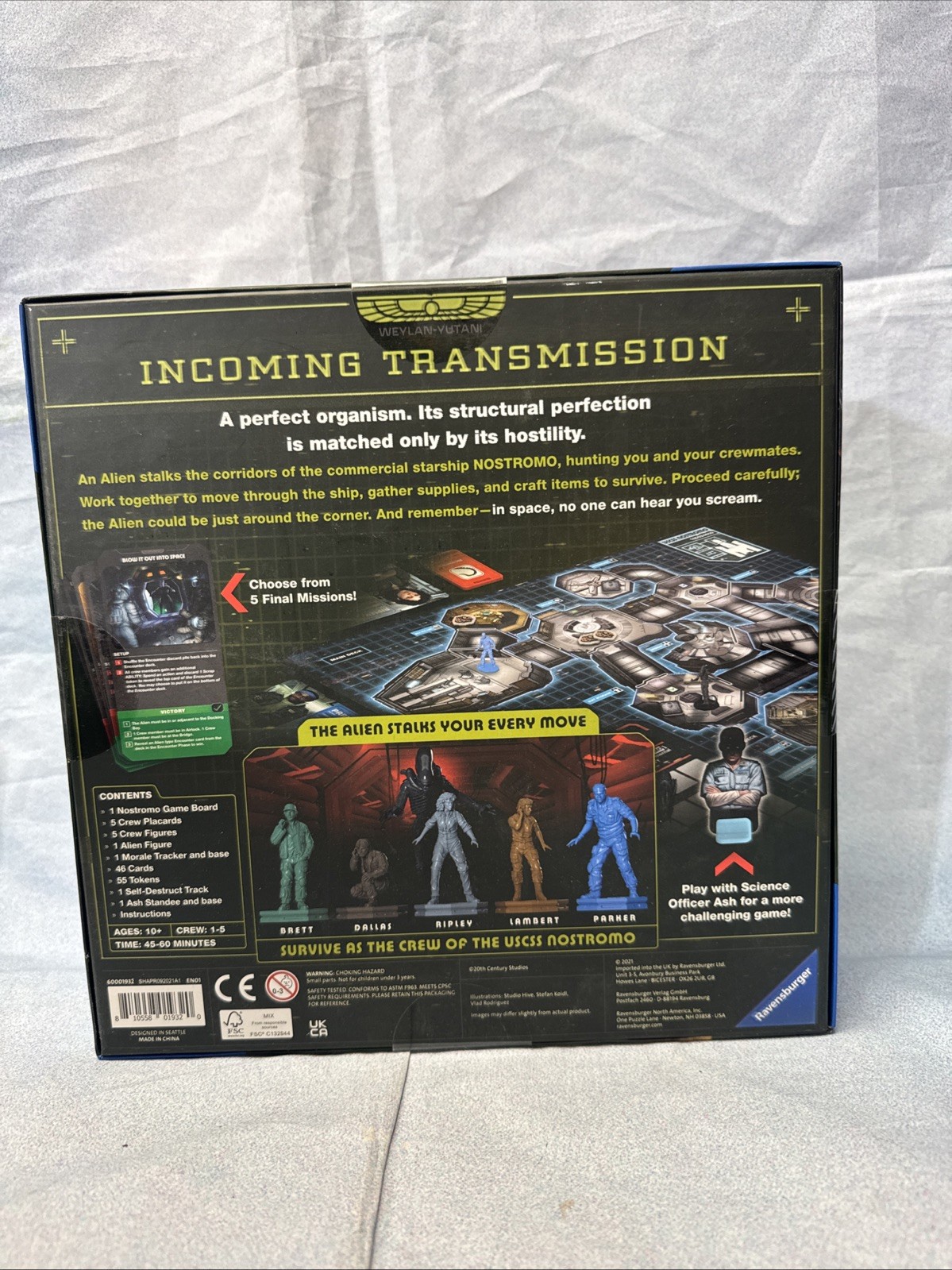 New – ALIEN FATE OF THE NOSTROMO – Board Game RAVENSBURGER Strategy SPACE 2021