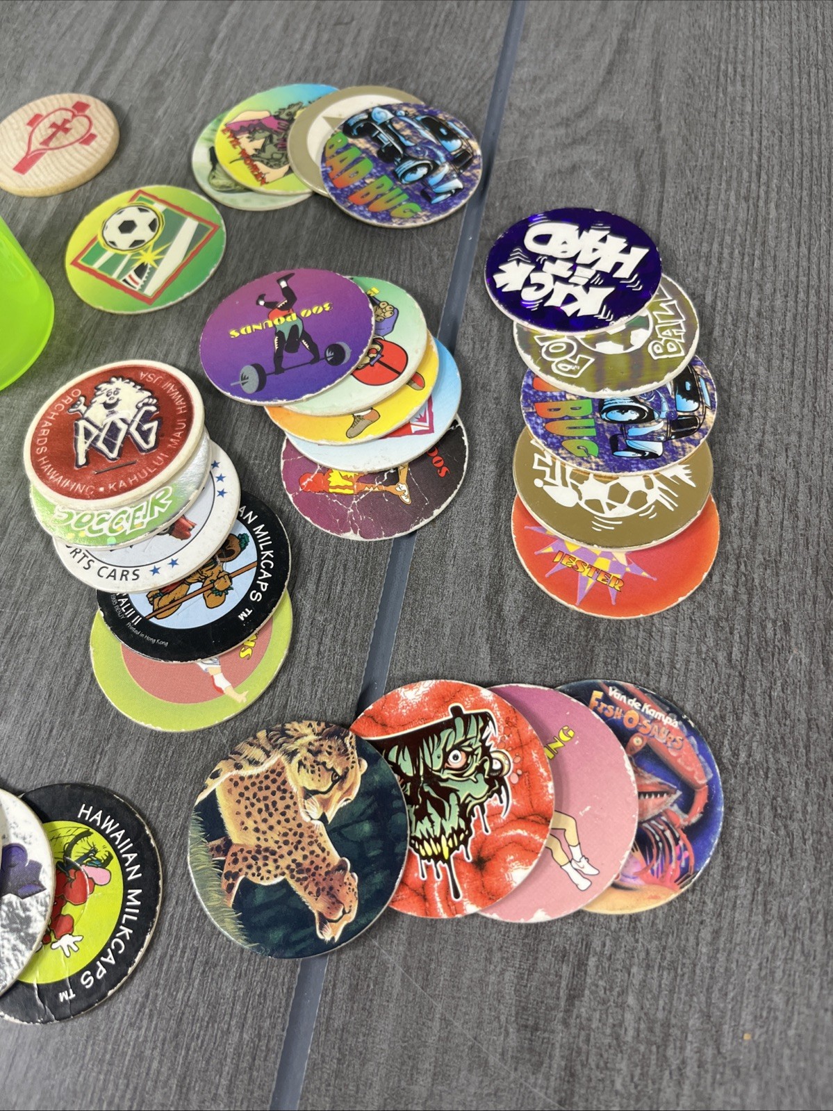 Pogs Milk Caps Coins & Slammer Miscellaneous Mixed Lot Vintage 1990’s