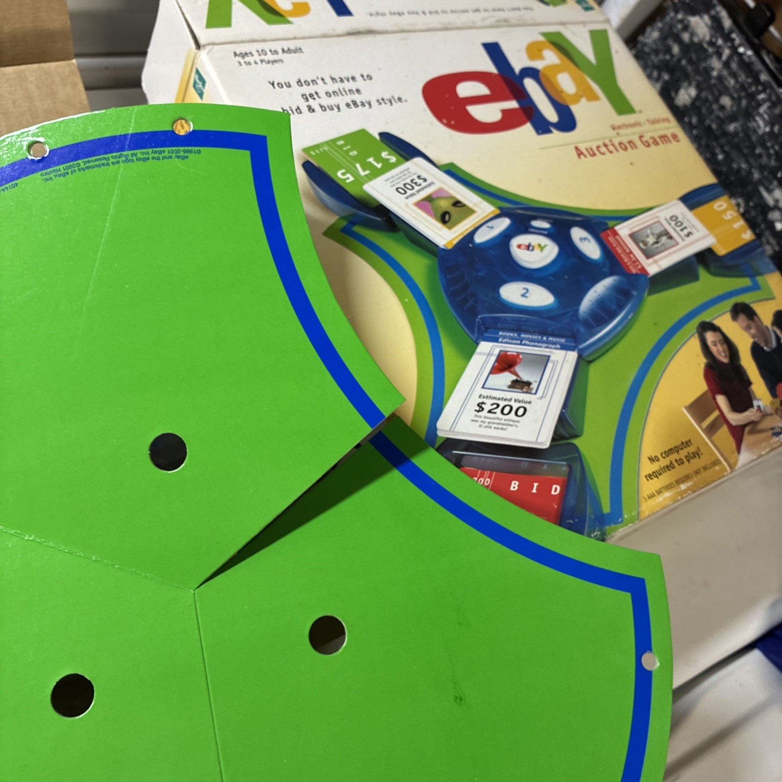 Vintage 2001 EBAY Electronic Talking Auction Board Game Hasbro Parker Bros. New