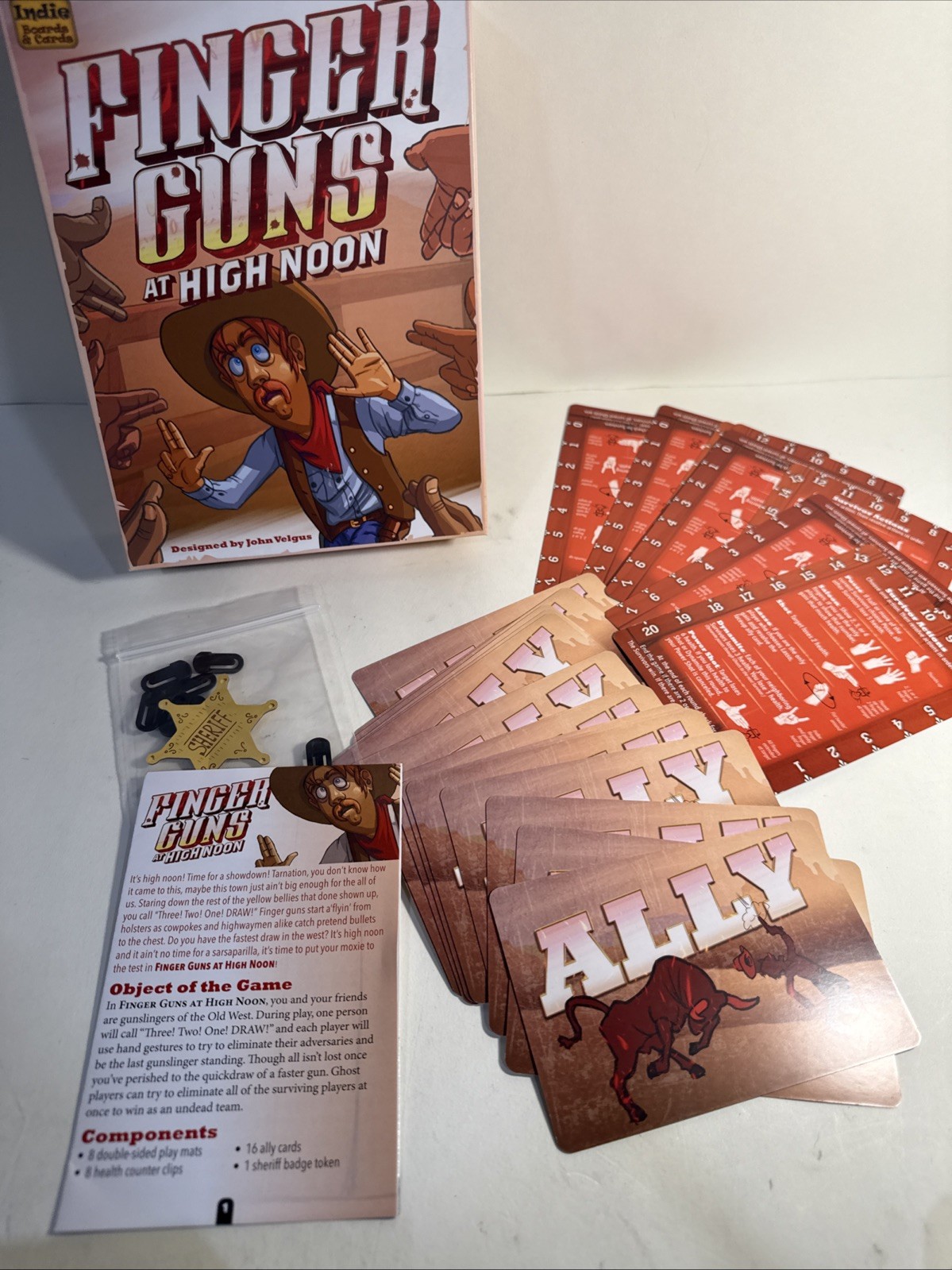 Indie Boards & Cards: Finger Guns At High Noon – Shoot Your Friends, Complete
