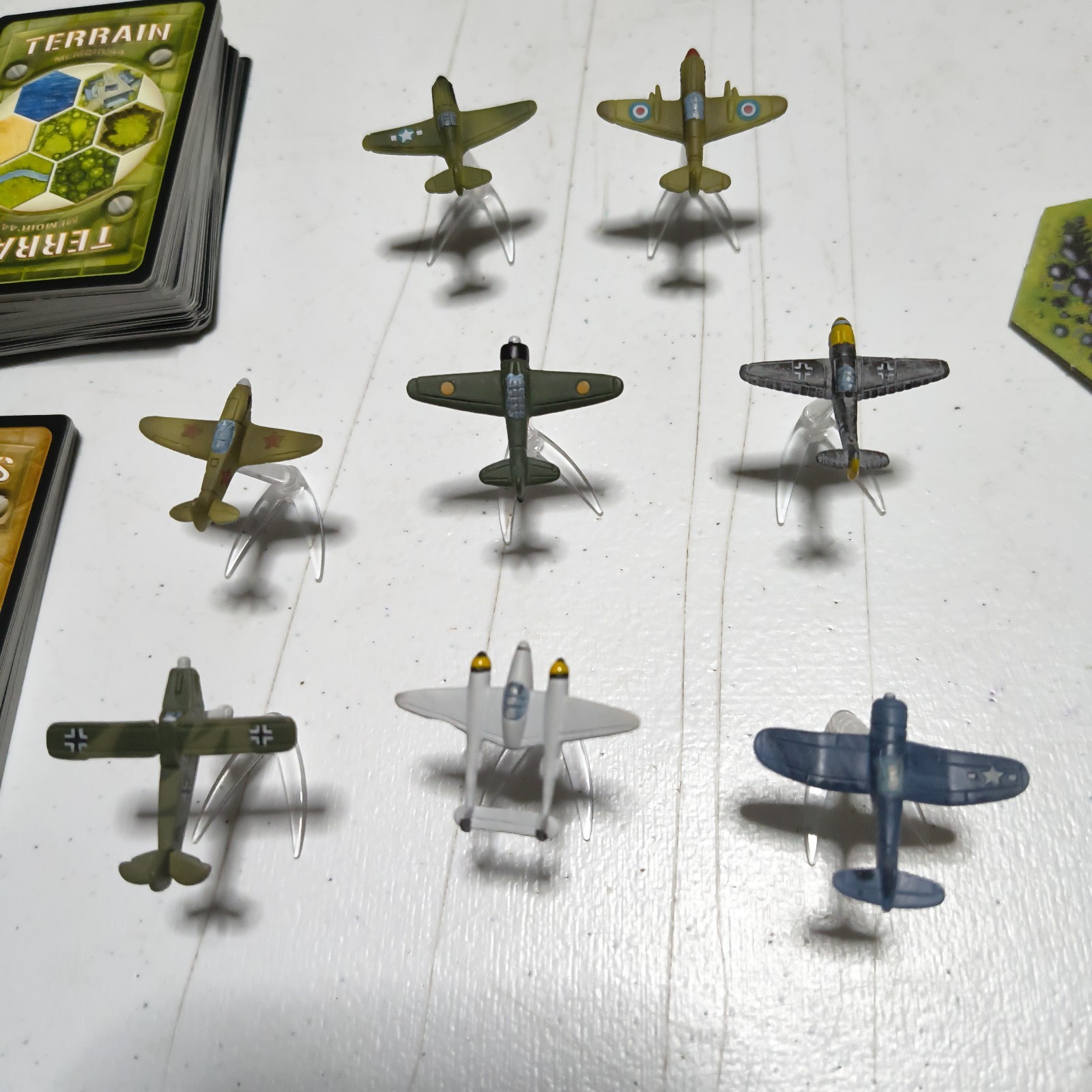 Memoir ’44 Air Pack 1st Edition Days of Wonder 2007 Miniature WW2 War Planes