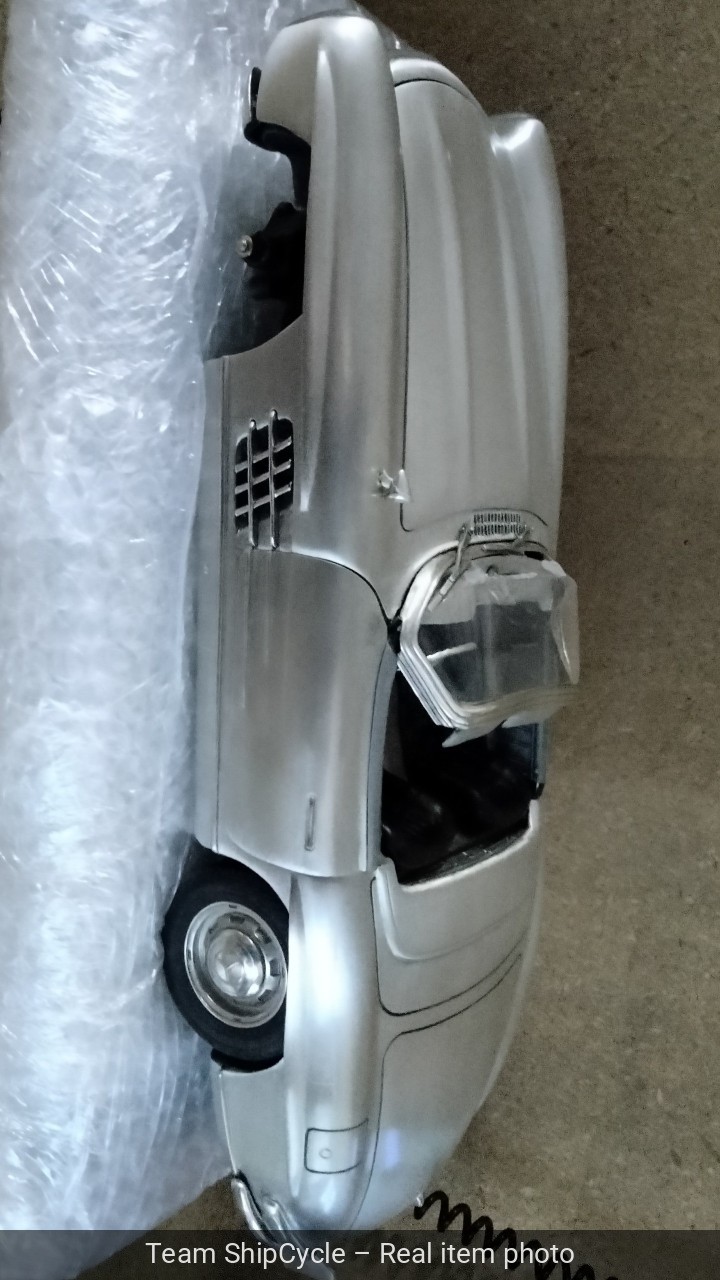 DEFECTIVE MercedesBenz 300SL Car Custom Built SOLID PEWTER METAL 112 See G3D