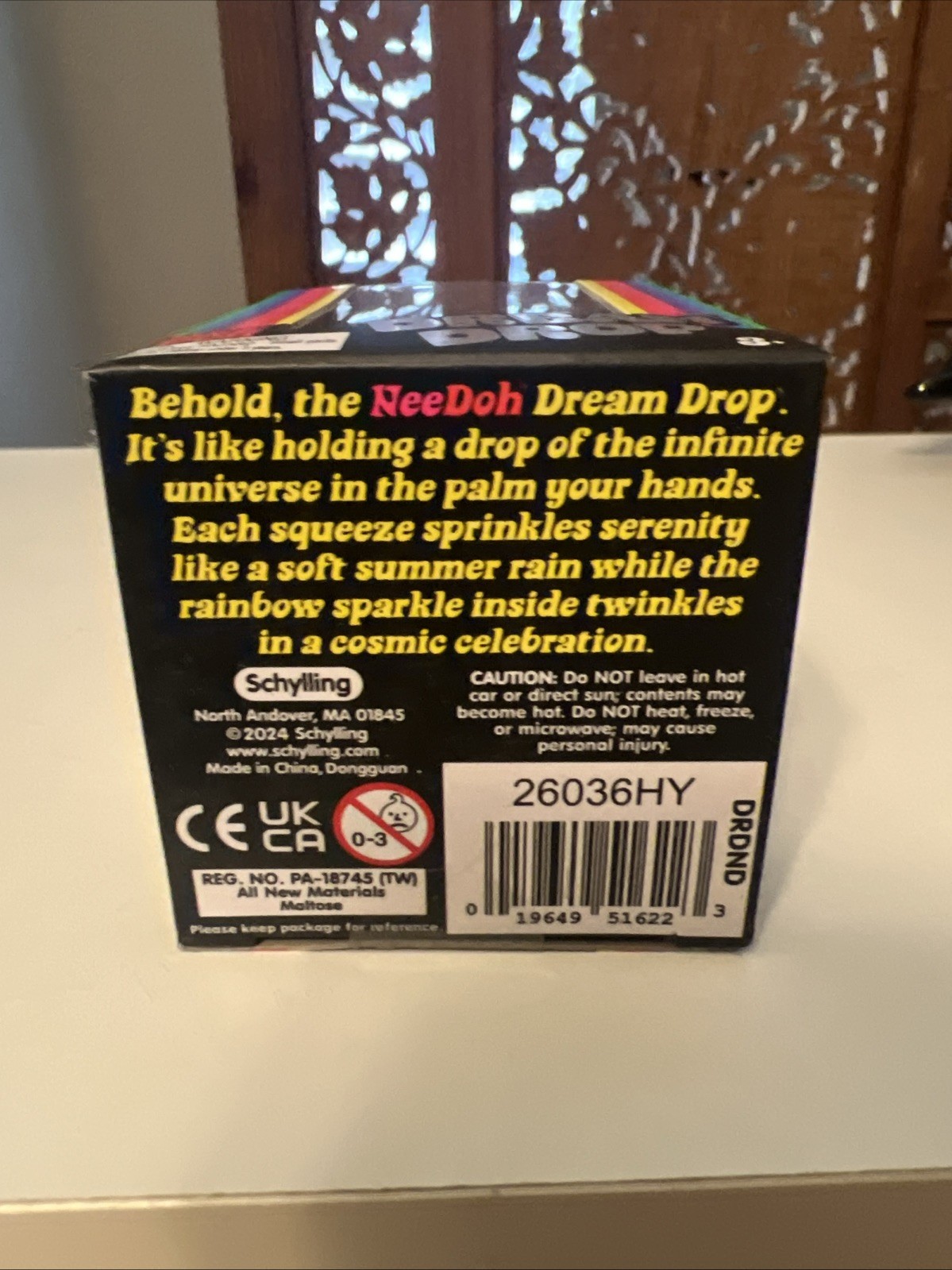 NeeDoh Dream Drop Squishy Toy PURPLE Nee Doh Stress Ball Authentic NEW Sealed