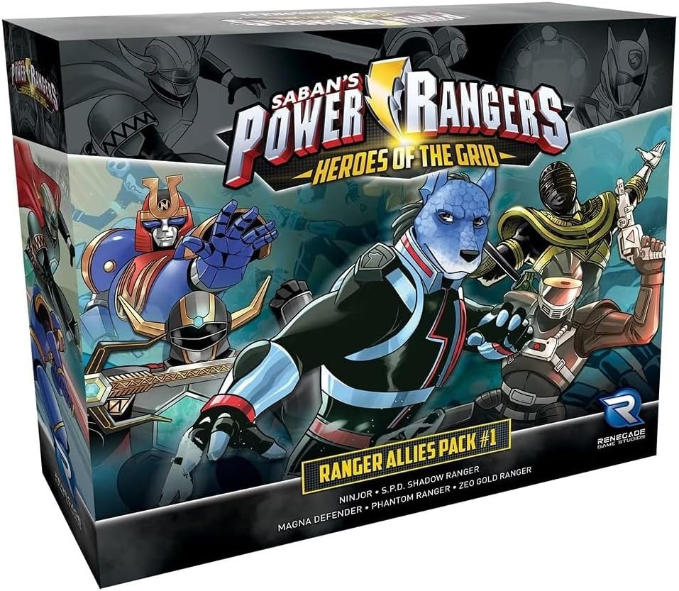 Power Rangers: Heroes of the Grid: Allies Pack #1, 2-5 Players, 45-60 Minutes ,