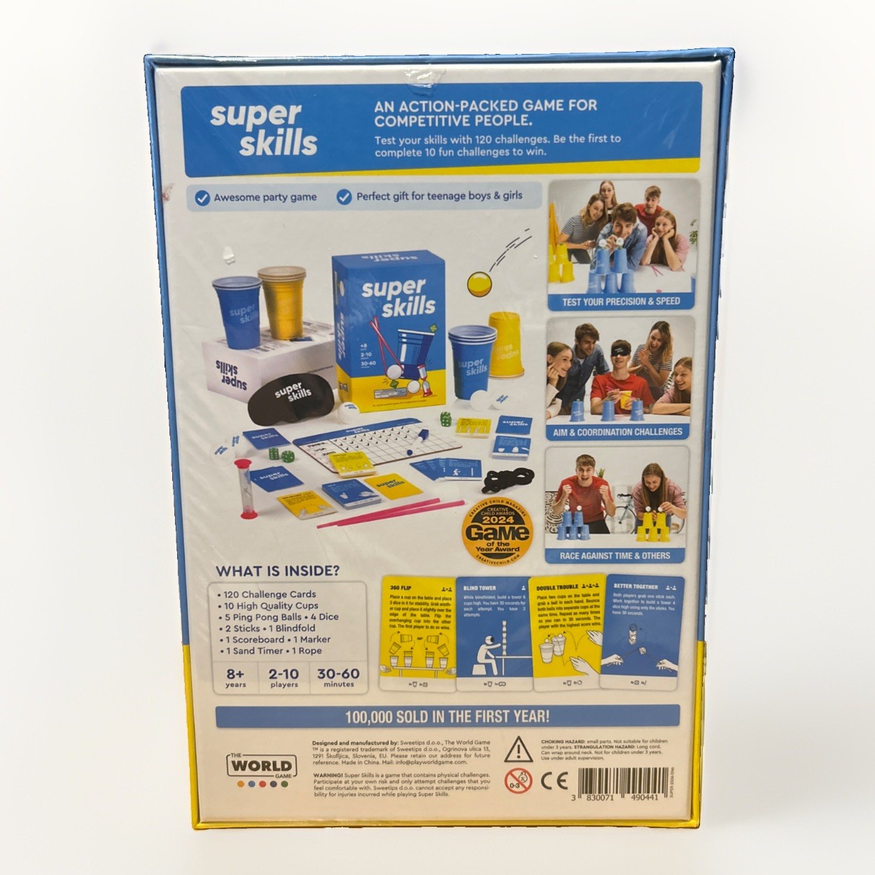 NEW SEALED! Super Skills An Action-Packed Challenge Game For Competitive People