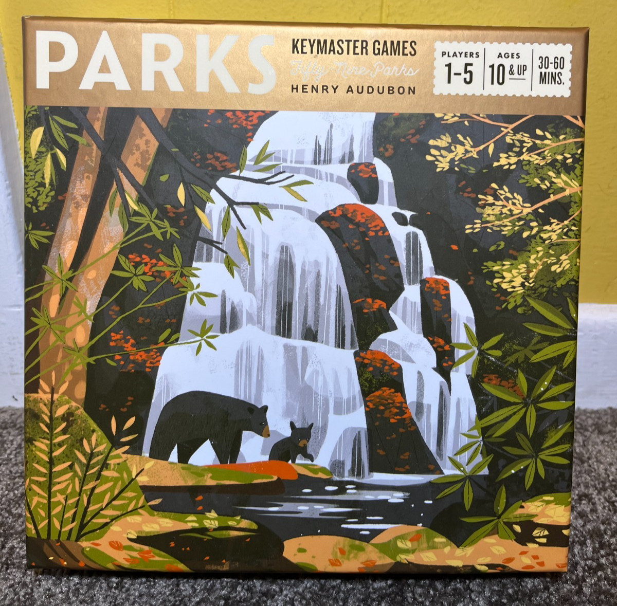 Keymaster Games: PARKS Board Game 1st Ed + Nightfall & Wildlife Expansions (NIS)