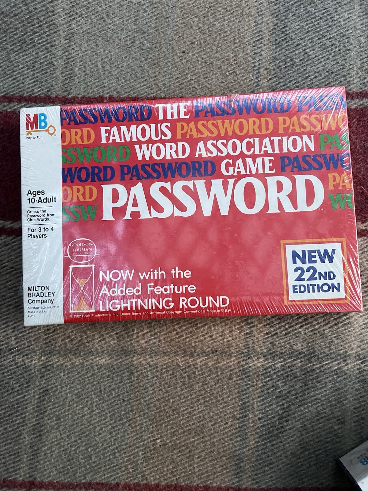 Sealed, Milton Bradley: Password Game. Lot Of 2. NOS