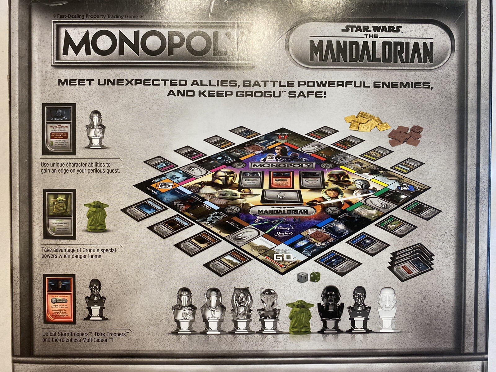 Star Wars Monopoly The Mandalorian Edition Board Game Season 2 Protect Grogu