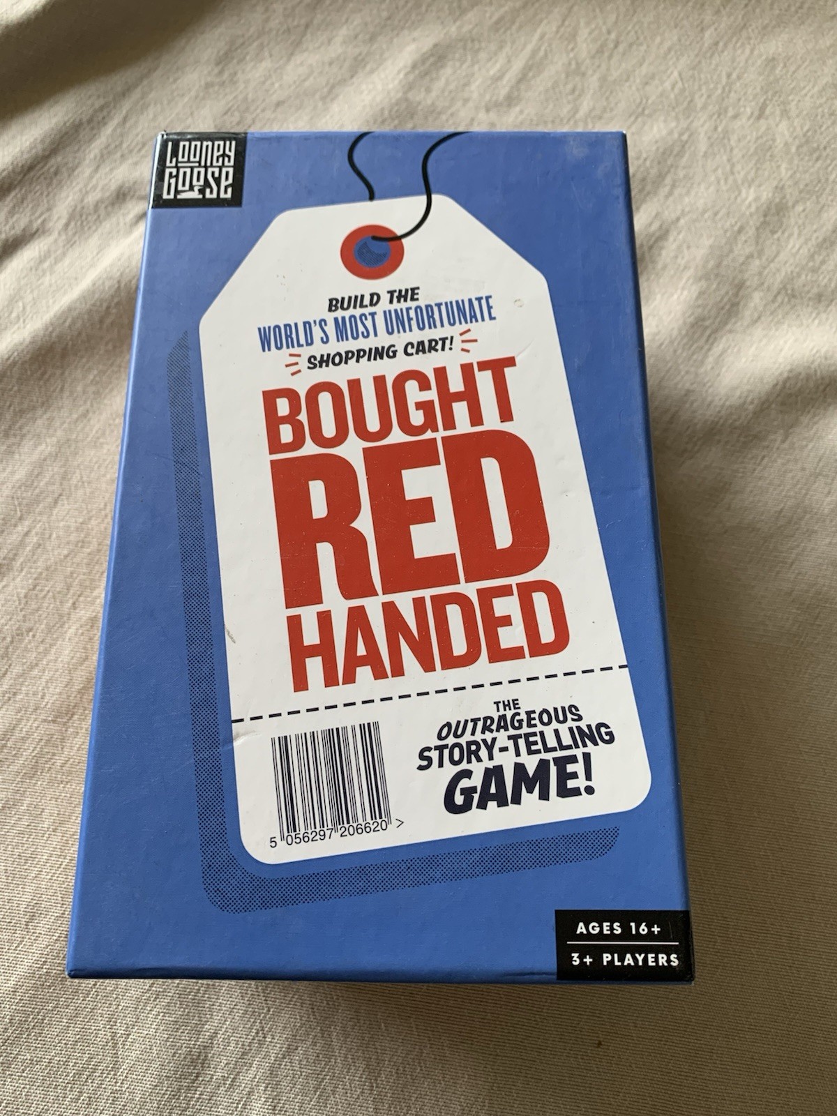 NEW ~ Bought Red Handed | The Outrageous Story-Telling Party Game 3+ players NOB