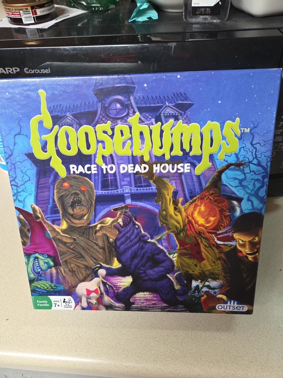 Goosebumps Race to Dead House Board Game R. L. Stine Complete/Excellent