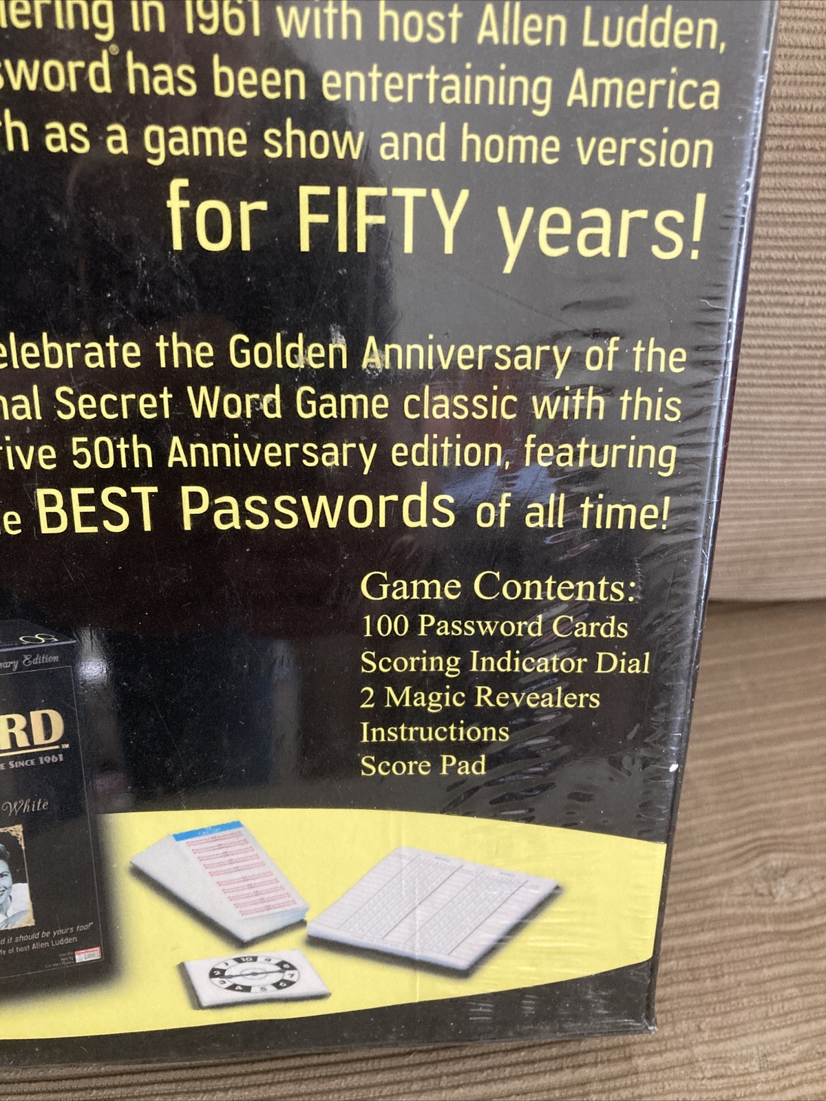 NEW SEALED Password Game Golden 50th Anniversary Ed. Betty White
