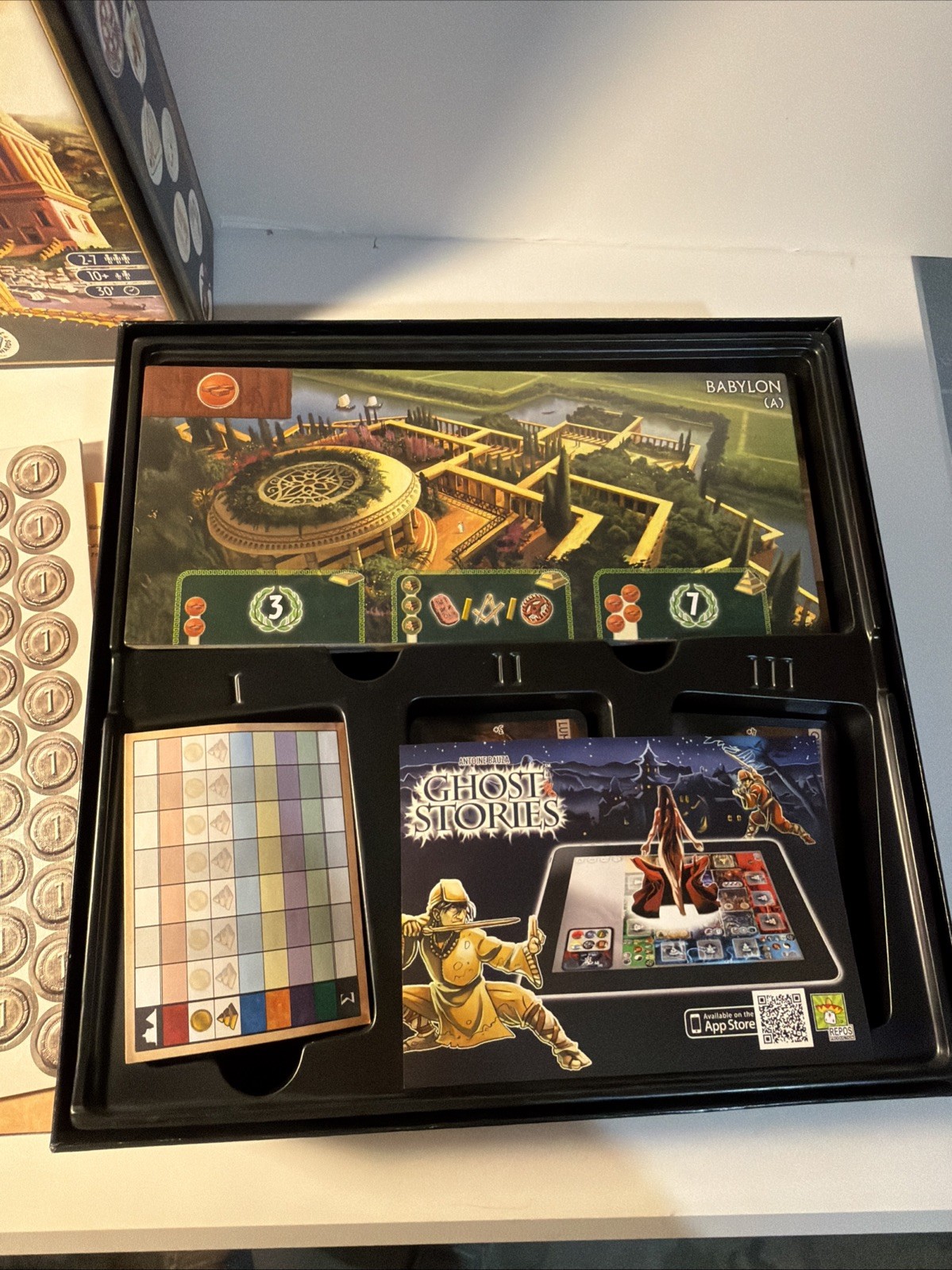 Asmodee Editions Seven 7 Wonders Board Game New Open Box